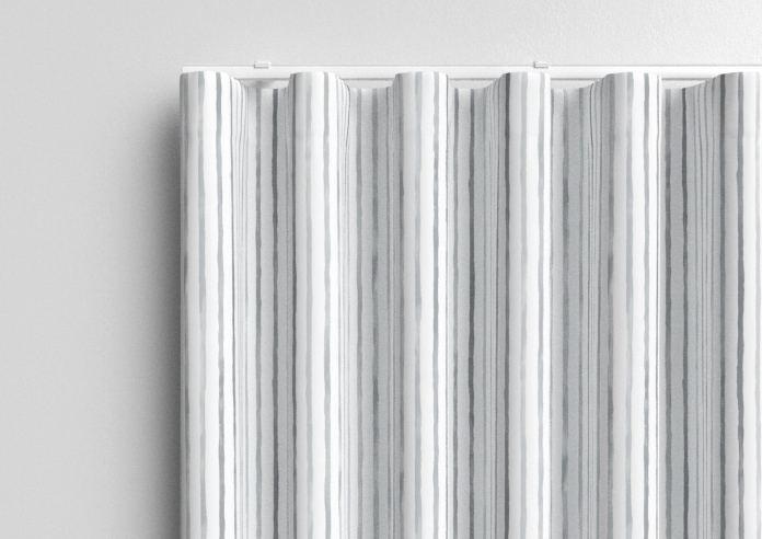 Vintage Stripe, Mixed Grey - Made to Measure Curtains - Image 13